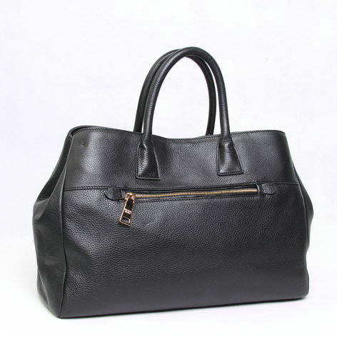 2014 Prada original grainy calfskin tote bag BN2545 black for sale